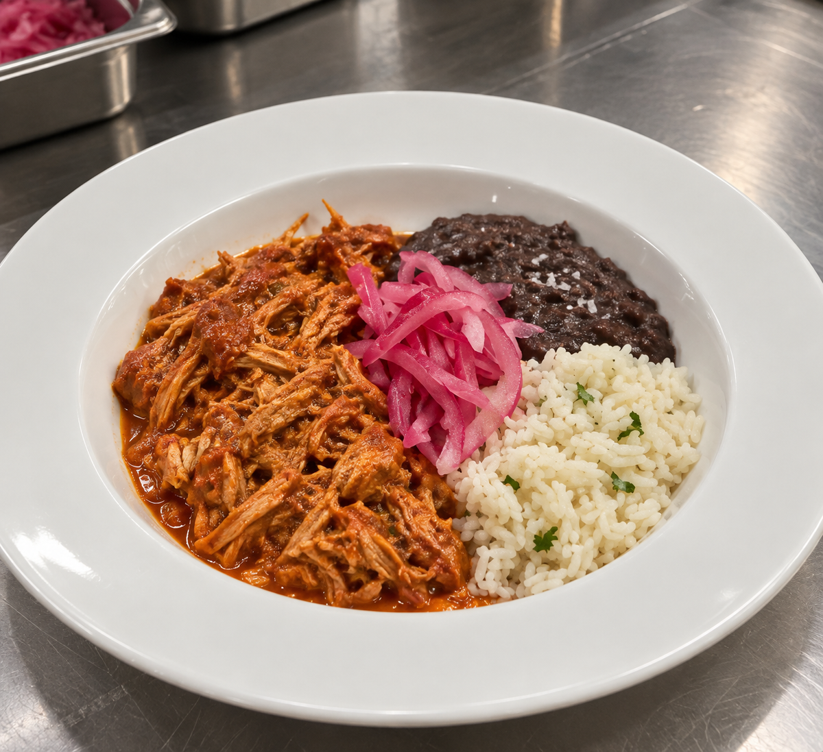Cochinita Pibil con Arroz